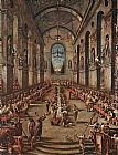 Magnasco Paintings - The Observant Friars in the Refectory by Alessandro Magnasco